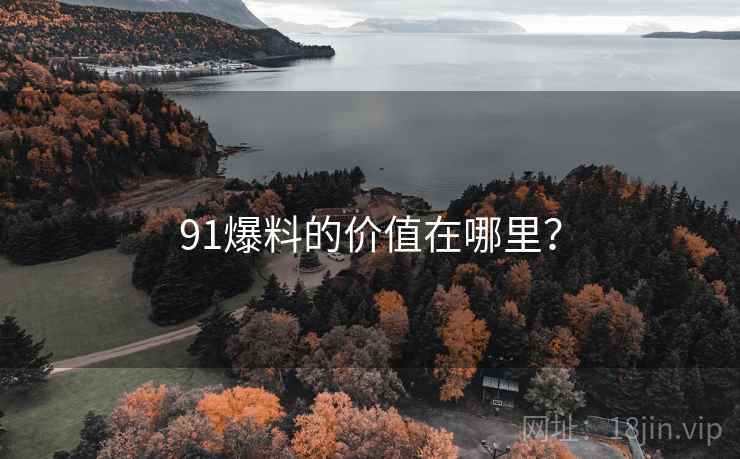 91爆料的价值在哪里? 91爆料的价值在哪里?