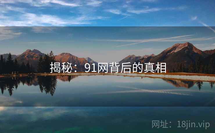 揭秘:91网背后的真相 揭秘:91网背后的真相