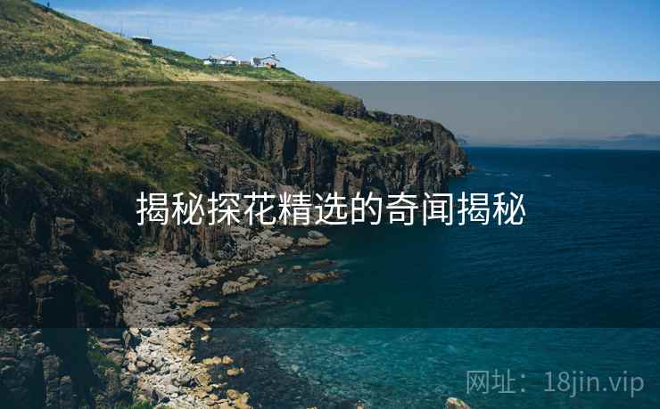 揭秘探花精选的奇闻揭秘